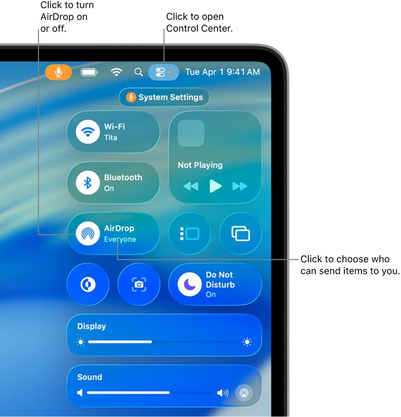 Chia sẻ tệp bằng AirDrop trên iPad - Hình 1