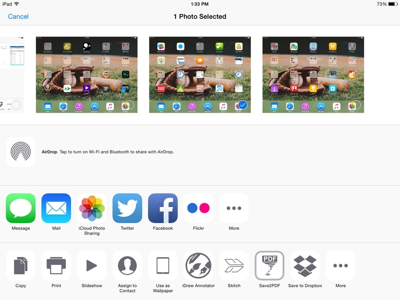 Chia sẻ tệp bằng AirDrop trên iPad - Hình 8