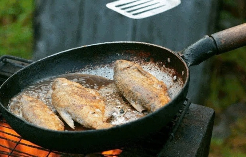 chiên rán không bị sát chảo ảnh 1