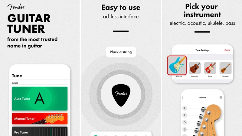 Ứng dụng Fender Tuner