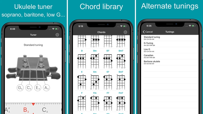 Ứng dụng Ukulele Tuner (từ myrApps)