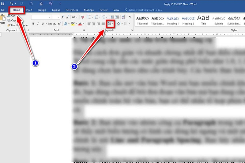 Cách chỉnh khoảng cách dòng trong Word - 08