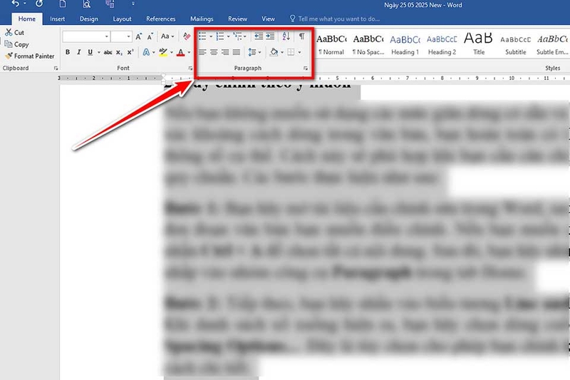 Cách chỉnh khoảng cách dòng trong Word - 06