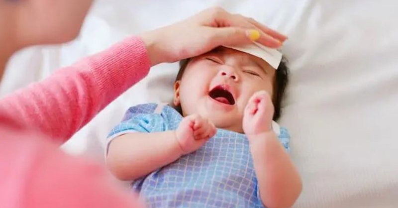 Cho trẻ sơ sinh nằm quạt đúng cách - 03