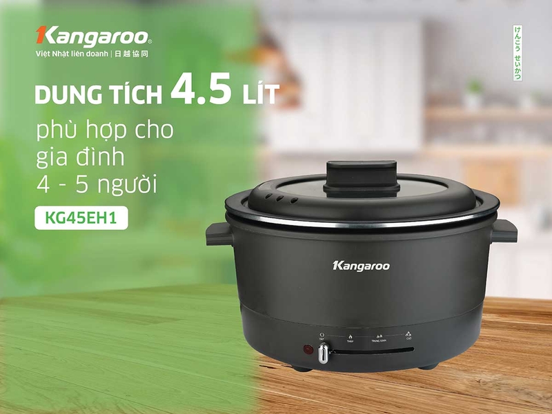 noi lau dien kangaroo 4.5 lit kg45eh1