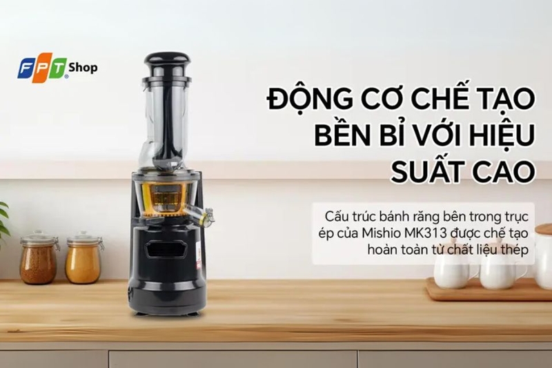 chọn máy ép chậm Mishio cho gia đình