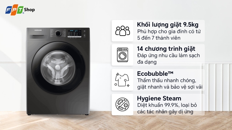 samsung inverter 95 kg ww95ta046axsv