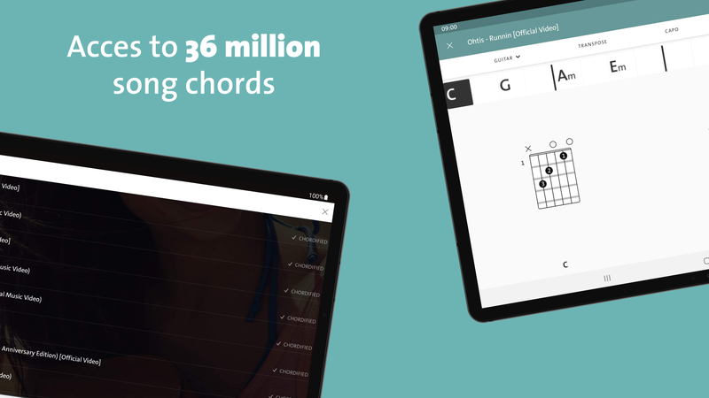 Chordify: Song Chords & Tuner 1