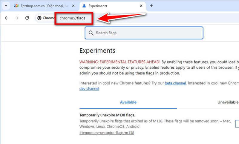 Google Chrome bị giật màn hình - 07