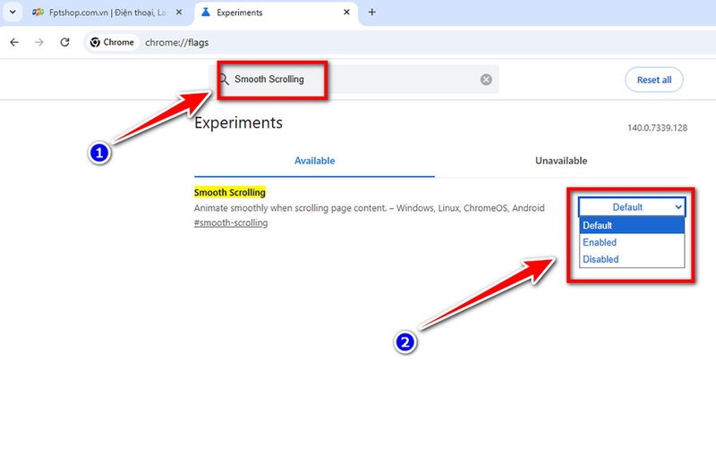 Google Chrome bị giật màn hình - 06