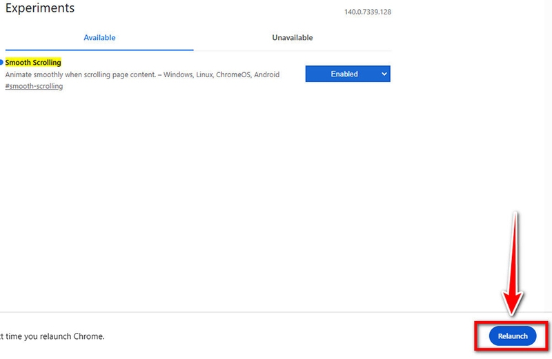 Google Chrome bị giật màn hình - 05