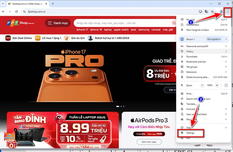 Google Chrome bị giật màn hình - 02