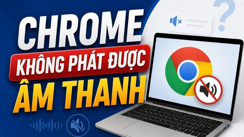 Vì sao Chrome không phát được âm thanh?