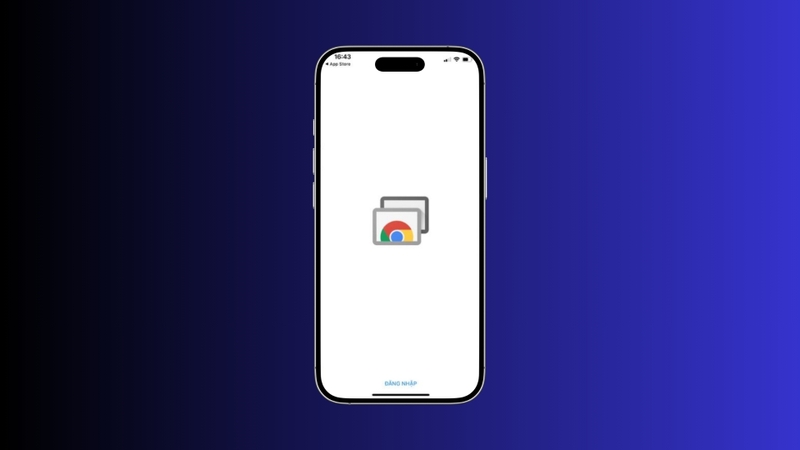 Mở ứng dụng Chrome Remote Desktop trên điện thoại