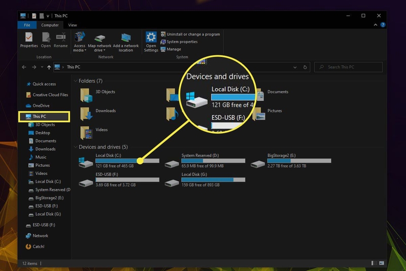 Chữ C ở ổ đĩa có nghĩa là gì trên Windows 1