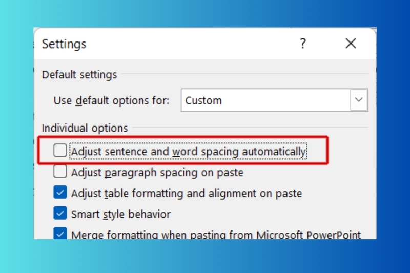 chữ bị nhảy cách trong word hình 3