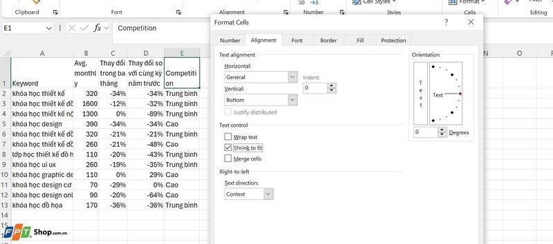 Chữ trong ô Excel quá dài ảnh 9