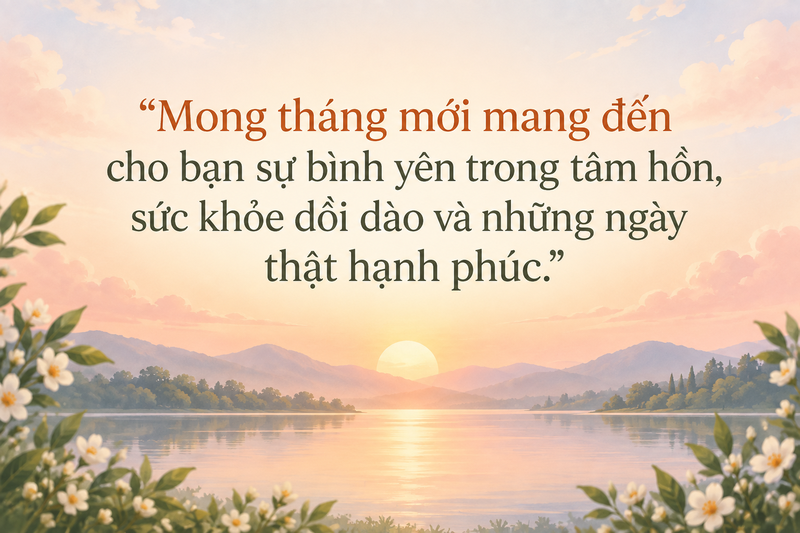 STT chúc tháng mới hay, ý nghĩa