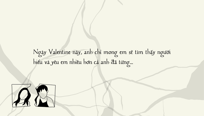 Lời chúc Valentine cho người yêu cũ là nữ