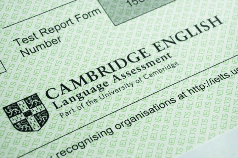 Chứng chỉ Cambridge 1