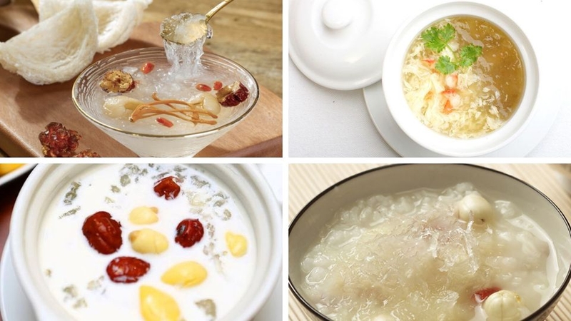 Một số món ngon từ yến sào