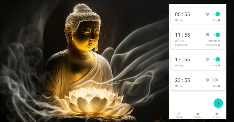 chuông báo phát chính niệm 3