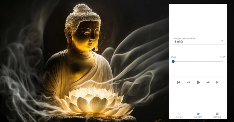 chuông báo phát chính niệm 5