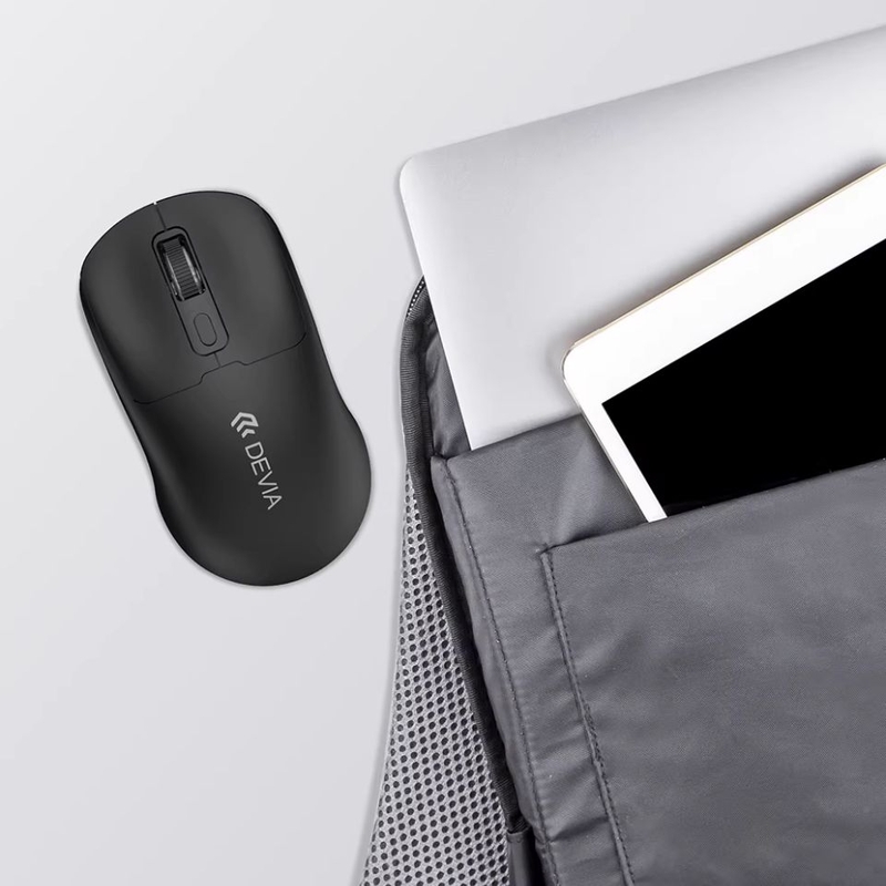 Chuột Devia Pin sạc Bluetooth Wireless + 2.4G Dual Mode Silent - Kết nối kép linh hoạt Bluetooth + 2.4 G