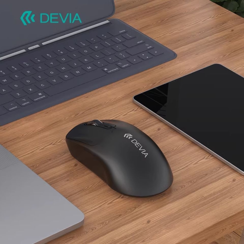 Chuột Devia Pin sạc Bluetooth Wireless + 2.4G Dual Mode Silent - Độ nhạy 3 mức DPI lên đến 1600 DPI