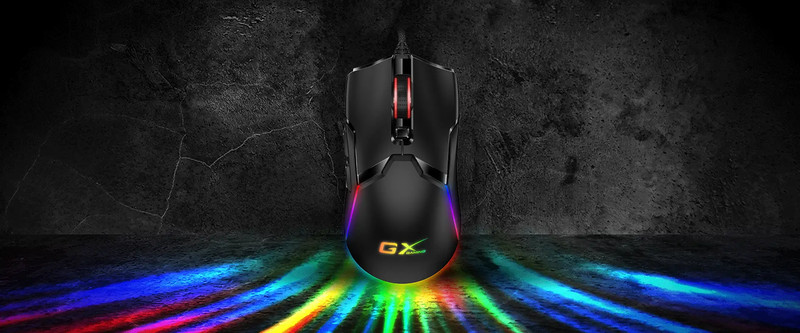 Chuột Gaming có dây Genius Scorpion M700 - Thiết kế RGB nổi bật với hiệu ứng ánh sáng đa sắc