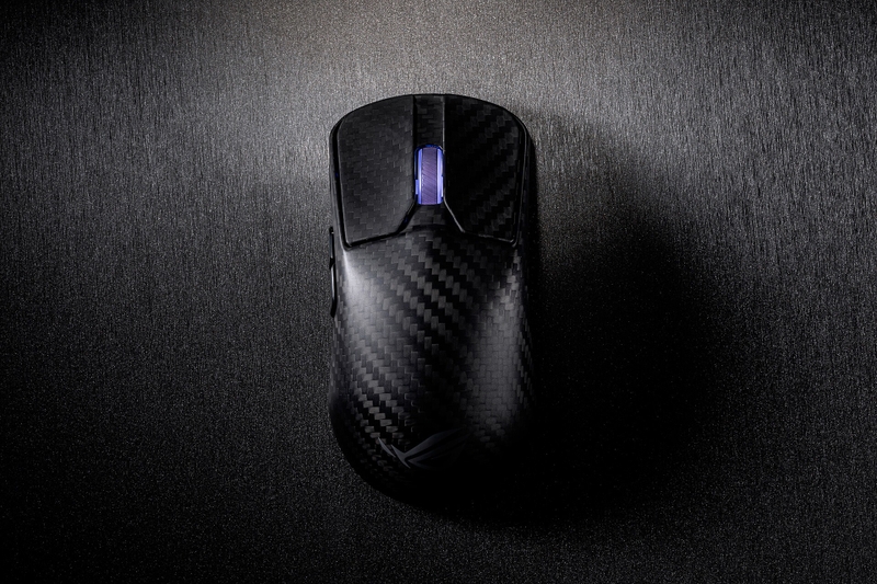 Chuột Gaming không dây Asus ROG Harpe Ace Extreme Đồng bộ ánh sáng với Armoury Crate và Aura Sync