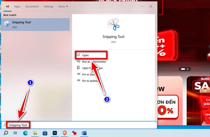 Chụp 1 phần màn hình Win 10 - 03