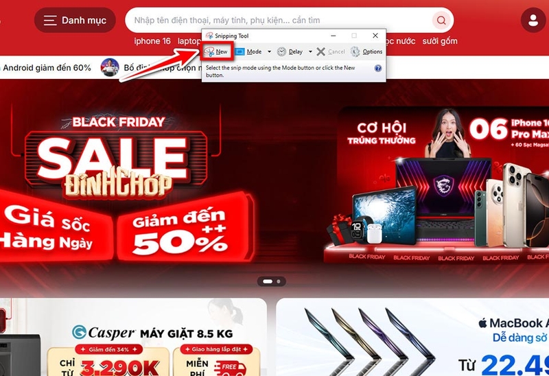 Chụp 1 phần màn hình Win 10 - 06