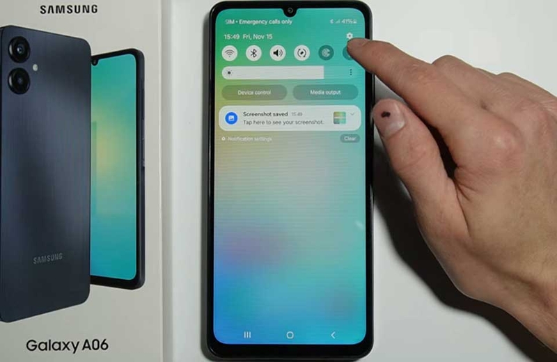 Cách chụp màn hình Samsung A06 - 03