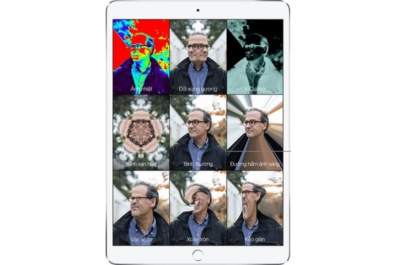Chụp ảnh trong Photo Booth trên iPad 7