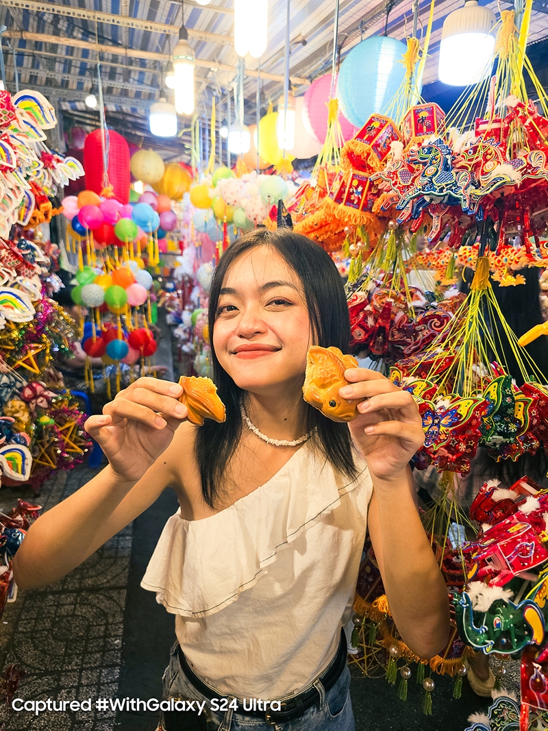 Ngắm phố xá Trung Thu muôn màu qua ống kính “chiến thần chụp đêm” Galaxy S24 Ultra 5