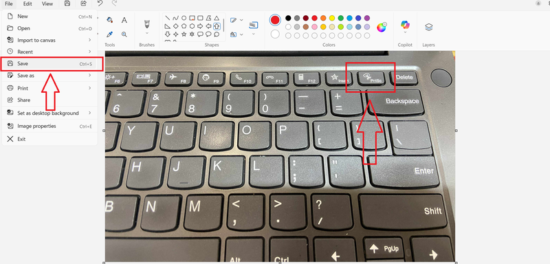chụp màn hình laptop Lenovo hình 3