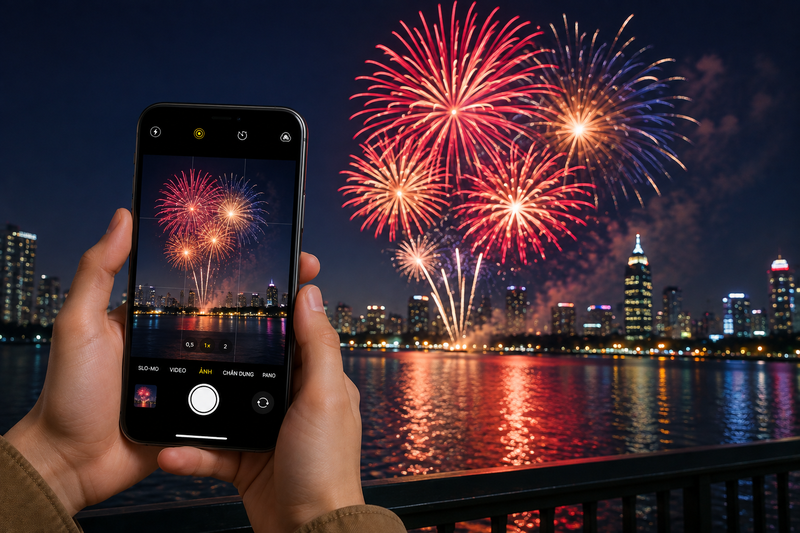 Vì sao iPhone có thể chụp ảnh pháo hoa đẹp?