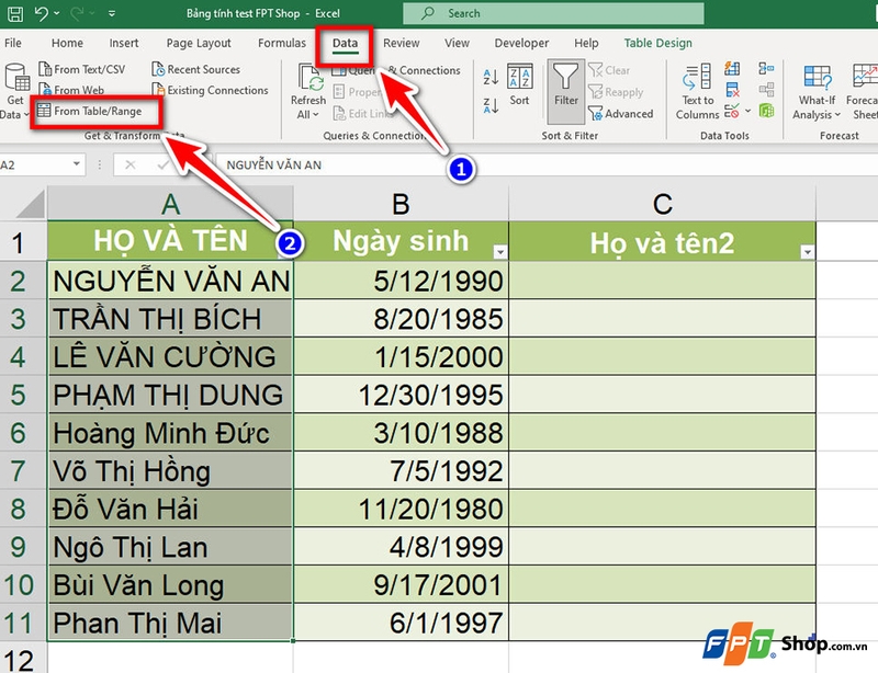 Chuyển chữ hoa thành chữ thường trong Excel - 07