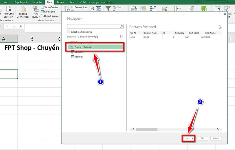 Cách nhập dữ liệu Access vào Excel - 04