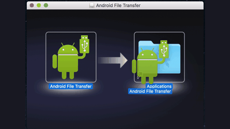 Sử dụng phần mềm Android File Transfer