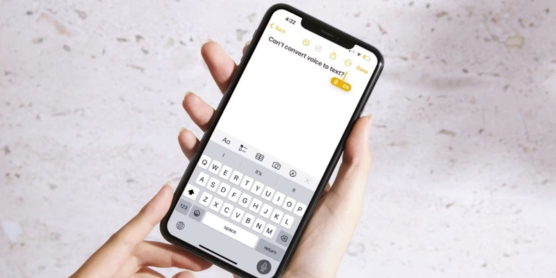 Chuyển giọng nói thành văn bản trên iPhone (ảnh 1)