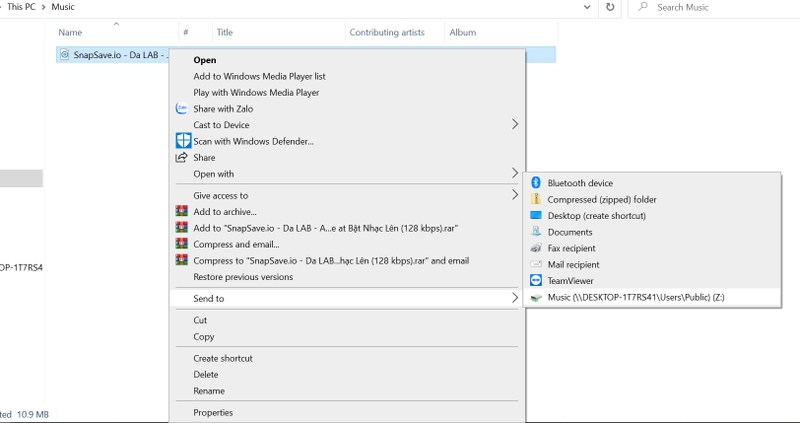Chuyển nhạc YouTube sang thẻ nhớ hình 8