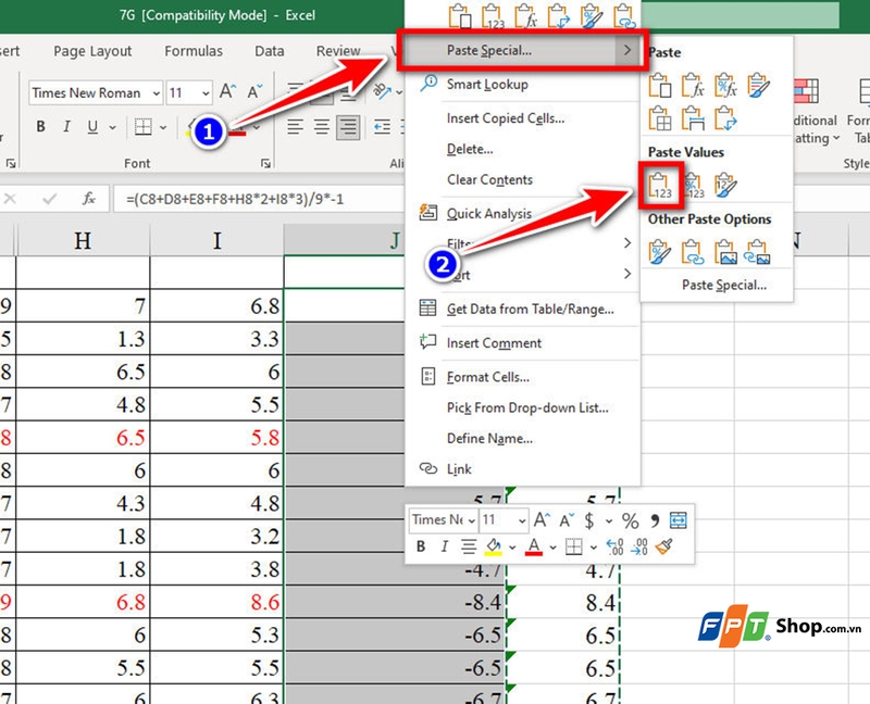 Chuyển số âm thành dương trong Excel - 05