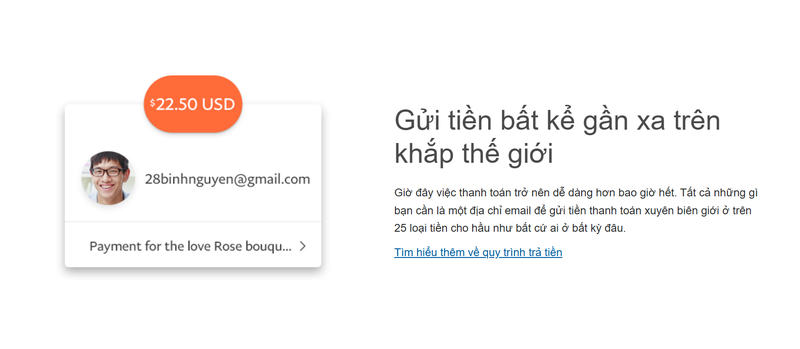 Chuyển tiền PayPal ảnh 2