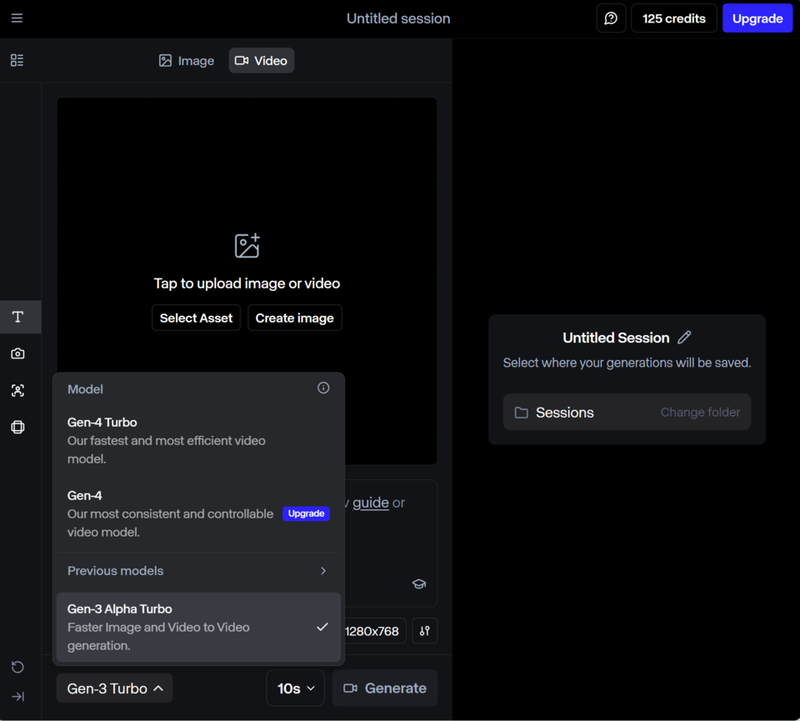 Sử dụng RunwayML 4