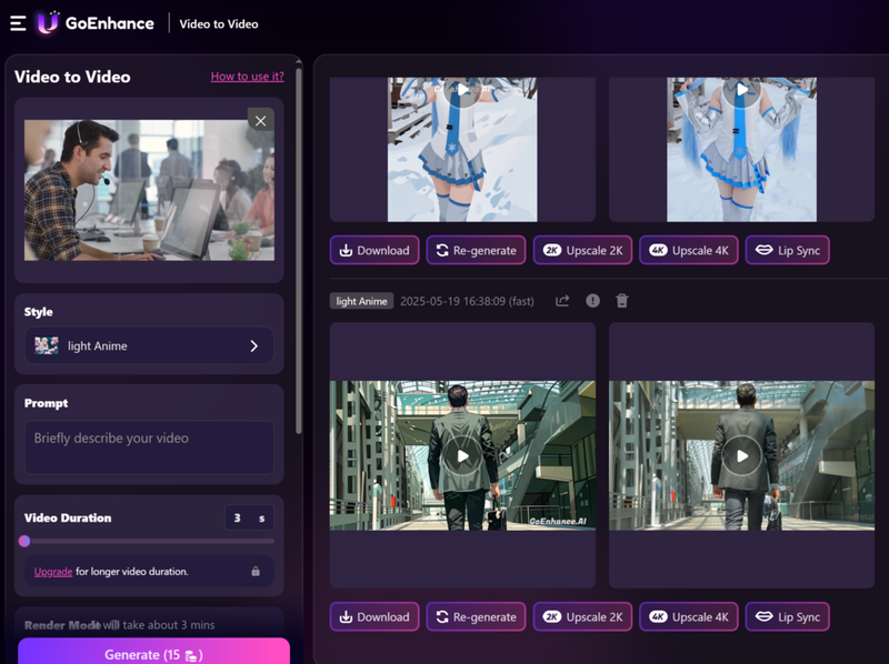 Sử dụng GoEnhance 1