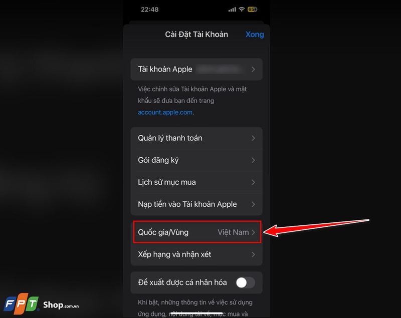 Chuyển vùng App Store sang Mỹ - 06