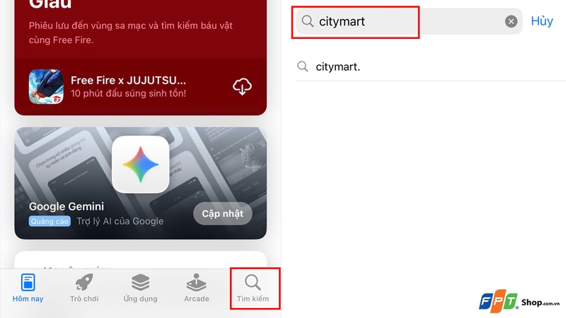 Tìm kiếm ứng dụng