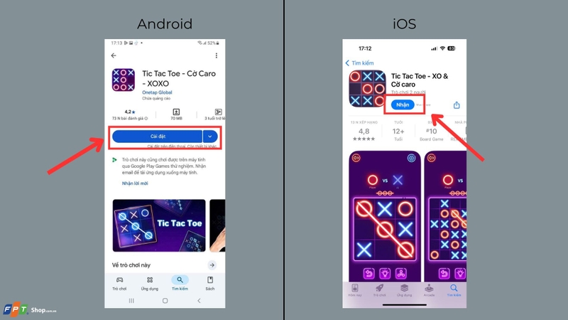 Chọn và tải về ứng dụng phù hợp